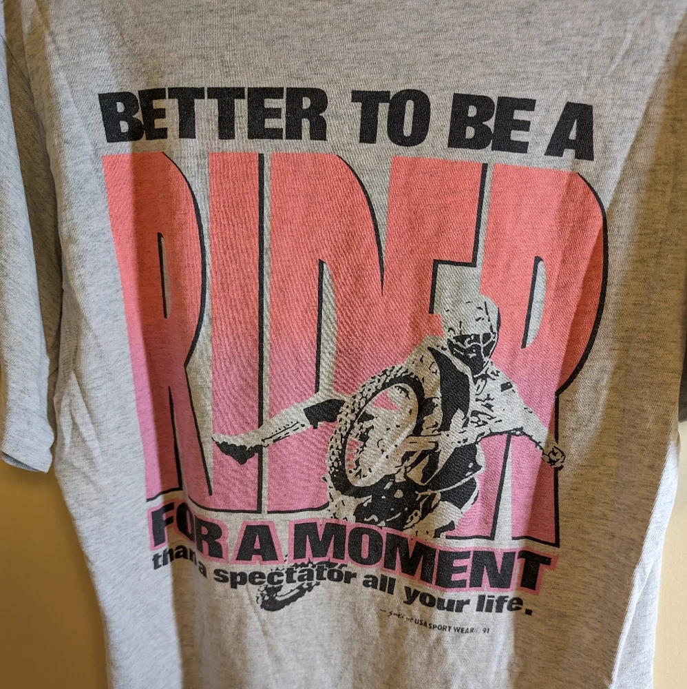 Vintage Dirt bike T-Shirt - Picture 2 of 6